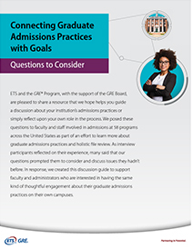 Graduate Admissions Practices with Goals