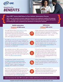 Weighing the Benefits